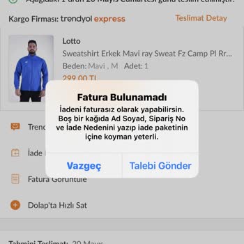 Trendyol Faturasız Ürün Satmak