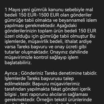 Amazon Ürünlerime Gümrükte El Kondu