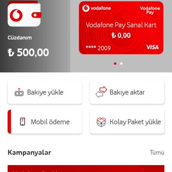 Vodafone Pay İçindeki Para Çekemiyorum Saçma Uygulama