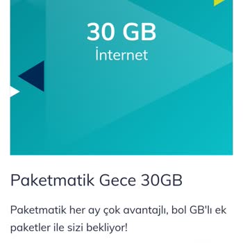 Türk Telekom İnternet Gece Paketi