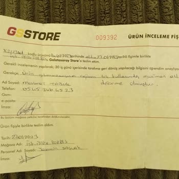 GS Store Aldığım Lisanslı Ürün 1 Kere Kullandım Ve Ürün Deforme Oldu.