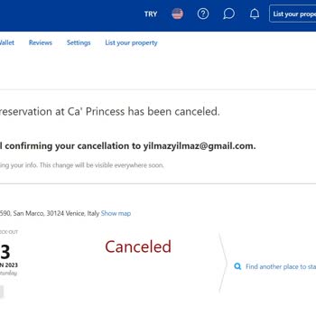 Booking.com Tarih Değişikliği Yapmıyor, 400 Euro Çöp Oldu
