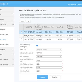 HG8245X6-10 Superonline Port Açma Problemi