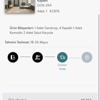 Vivense Teslimat Süresinin Çok Gecikmesi