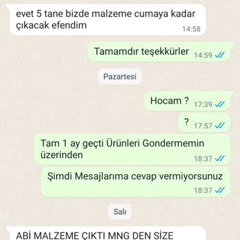 Mio LED Parasını Aldığı Ürünleri 1 Buçuk Aydır Yollamıyor