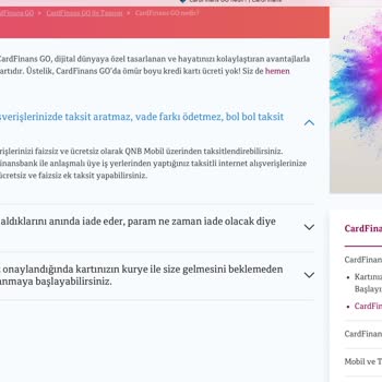 QNB Finans GO Kart Digital Taksit Yapmıyor Müşteriyi Yanıltıyor!