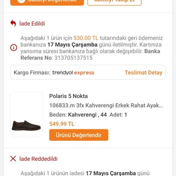 Trendyol'dan Yapılan Alışverişte Yaşanan İade Sorunu