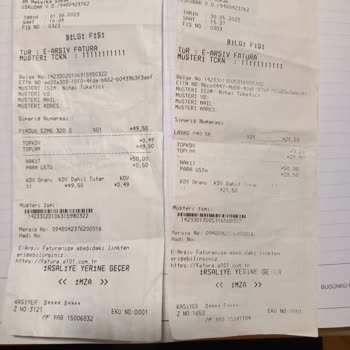 A101 Bilgi Fişi Veriliyor, Perakende Satış Fişi Verilmiyor