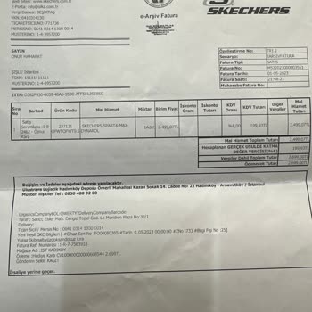 Skechers Marka Ayakkabı Aldık Gereken Şikayet Ve İnceleme Çözümsüz