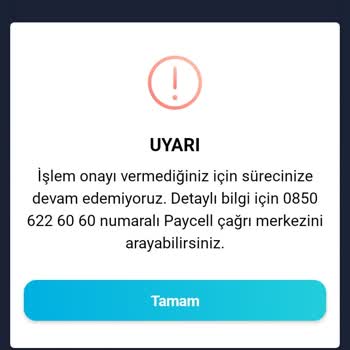 Paycell Mobil Ödeme Hatası