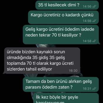 Oykuwear Ürün Şikayet