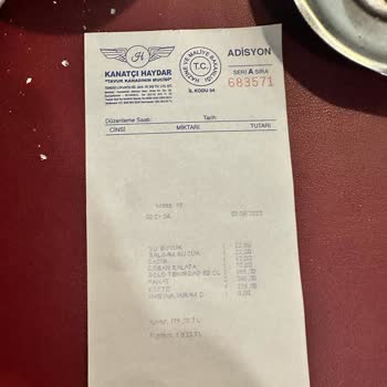 Kanatçı Haydar Bahçelievler'de Yüksek Fiyatlar