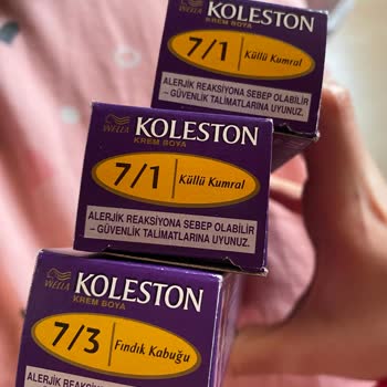 Wella Koleston Boya Üstündeki Renkten Koyu Çıktı