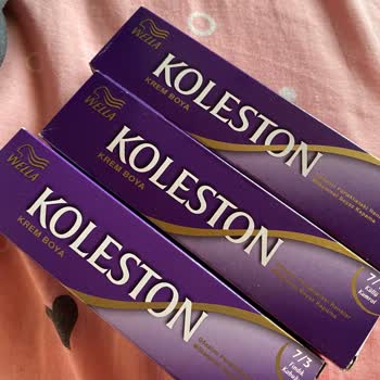 Wella Koleston Boya Üstündeki Renkten Koyu Çıktı