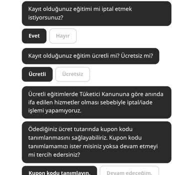 İstanbul İşletme Enstitüsü İptal Ettiğim Eğitimin Para İadesi