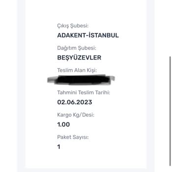 Aras Kargo Sipariş Kargom Kayıp