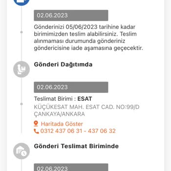 MNG Kargo Teslimatı Yapılmayan Kargo