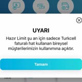 Turkcell Hazır Limit Kullanamama