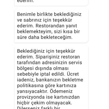 Usta Pideci Müşteri Politikası Profesyonel Değil