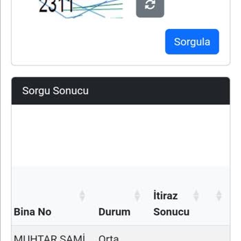 E-Devlet (Turkiye.gov.tr) Deprem Hasar İtiraz Sonucu