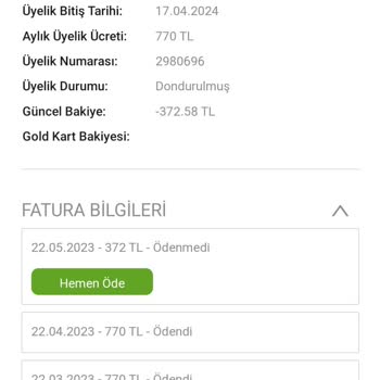 Macfit Dondurmama Rağmen Ceza Kesiyor