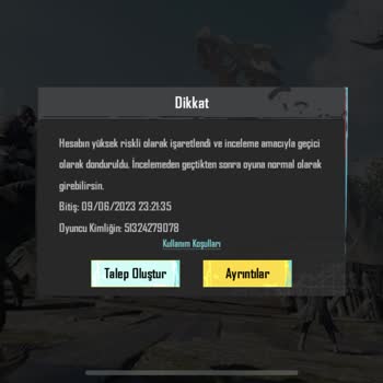 PUBG Yüksek Riskli Hesap