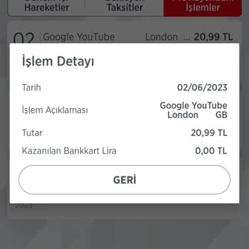 Google Youtube.com London İzinsiz Para Çekmesi