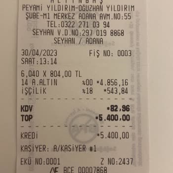 Altınbaş Kuyumculuk İade Talebi