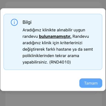 MHRS (Merkezi Hekim Randevu Sistemi) Çocuk Diş Randevu