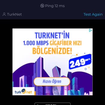 TurkNet Hız Ve Bağlantı Problemleri