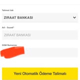 Turkcell Otomatik Ödeme Talimatının İptal Edilememesi