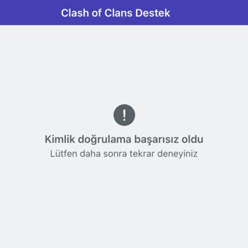 Supercell Silme Uyarısı Aldım