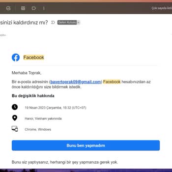 Facebook Hesabım Başkası Tarafından Kullanılıyor