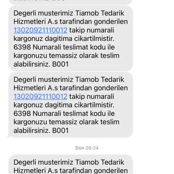 A101 Kargo Teslim Sorunu