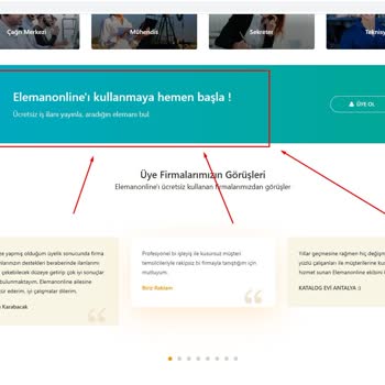 Elemanonline Firması Web Sitesinde Yazdığı Gibi Hareket Etmiyor