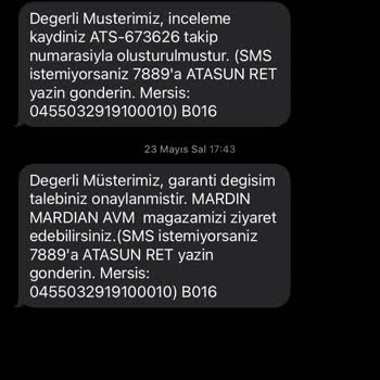 Atasun Optik Gözlük Garantisinde Ücret Talebi