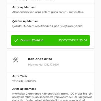 Kablo Net İnternet Kopma Ve Hız Problemi
