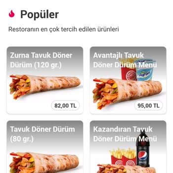 Öncü Döner Promosyonlu Ürünün İşletme Tarafında Kapatılması