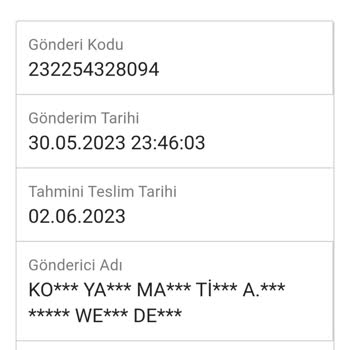 Koçtaş'ın Aracı Kargo Firması Sandeo Kargo İlgisizliği.