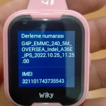 Wiky Watch Akıllı Saat IMEI Sorunu Kusurlu Ürün (IMF Elektronik)