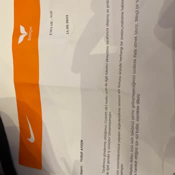 Barçın Nike Markasının Kalitesiz Yüksek Fiyat Hizmet Anlayışı...