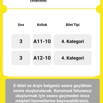 Biletinial.com'dan Stand-Up Gösterisi İçin Satın Aldığım Koltuklar Yanıltıcıydı