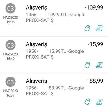 Google Prox-Satış Garanti BBVA Hesabımdan Benden Habersiz Para Çekti