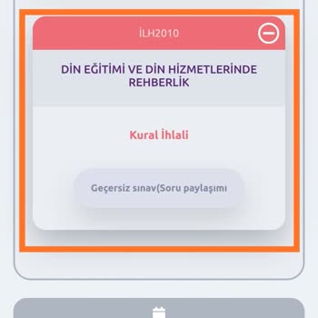 AÖF Geçersiz Sınav