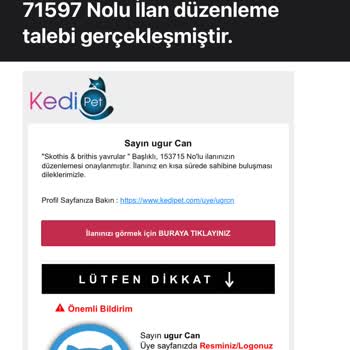 Kedipet Sitesindeki Mağduriyet, Güncelleme Ve Düzenleme Yapılamıyor