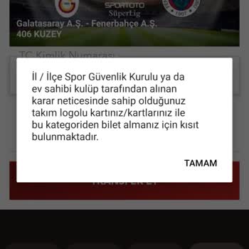 Passolig Kombine Devir Olmaması