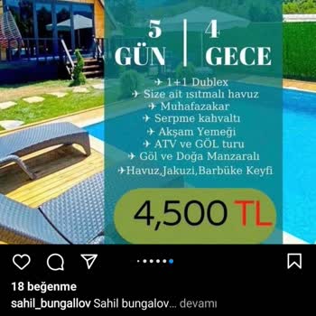 Sapanca Sahil Bungalow Sahil_ Bungalov Şikayet