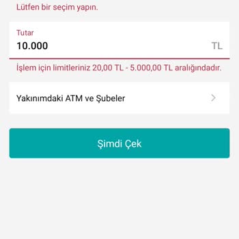 Garanti BBVA Günlük Para Çekme Limiti