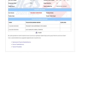 Malatya Aras Kargo Cihangir Ali Şubesi