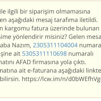 LCW Sitesinde Hataya Sevk Eden Görseller (AFAD Yardımları)